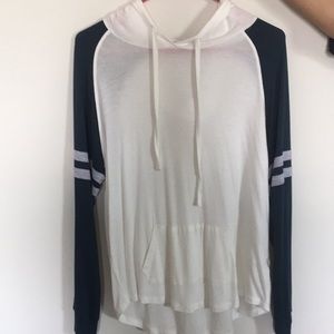 Pink republic thin varsity style hoodie!